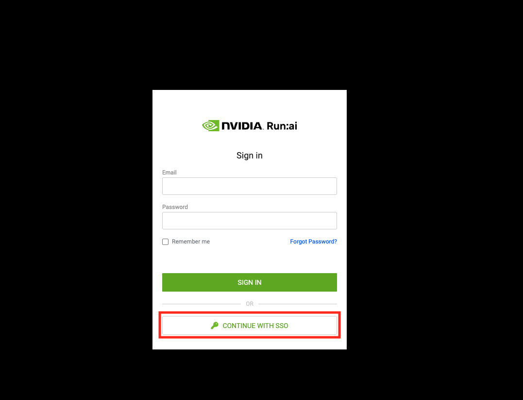 bgu.run.ai login page
